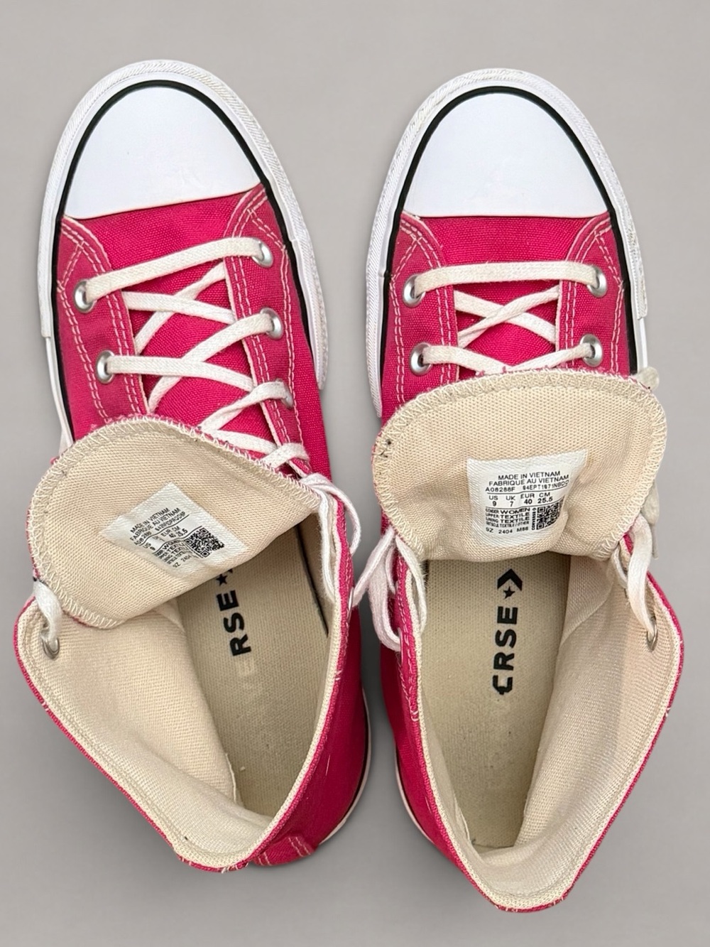 Converse Chuck Taylor All Star Lift Platform Cerise Pink Women’s 9 - Picture 10 of 15
